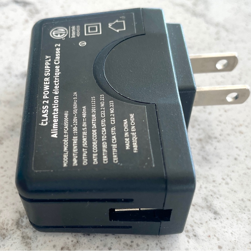 Black Power Supply Adapter